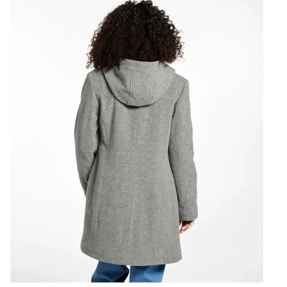 LL Bean Classic wool blend Duffel Coat - Picture 10 of 10